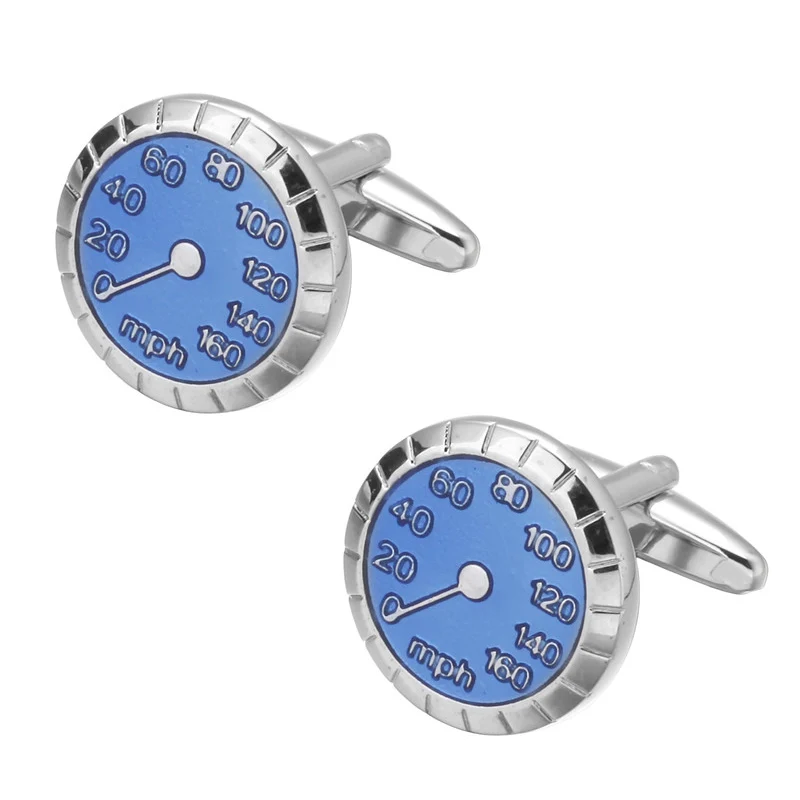 Car speedometer shirt cuff Cufflinks Cuff Links menswear brand high quality blue oil meter men's jewelry design
Car speedometer shirt cuff Cufflinks Cuff Links menswear brand high quality blue oil meter men's jewelry design