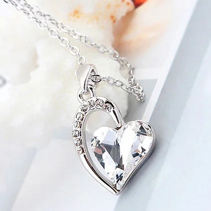 ANNGILL Crystals from Swarovski Heart Pendant Necklace for Valentine's Day Gift of Love Elegant Wedding Jewelry
ANNGILL Crystals from Swarovski Heart Pendant Necklace for Valentine's Day Gift of Love Elegant Wedding Jewelry