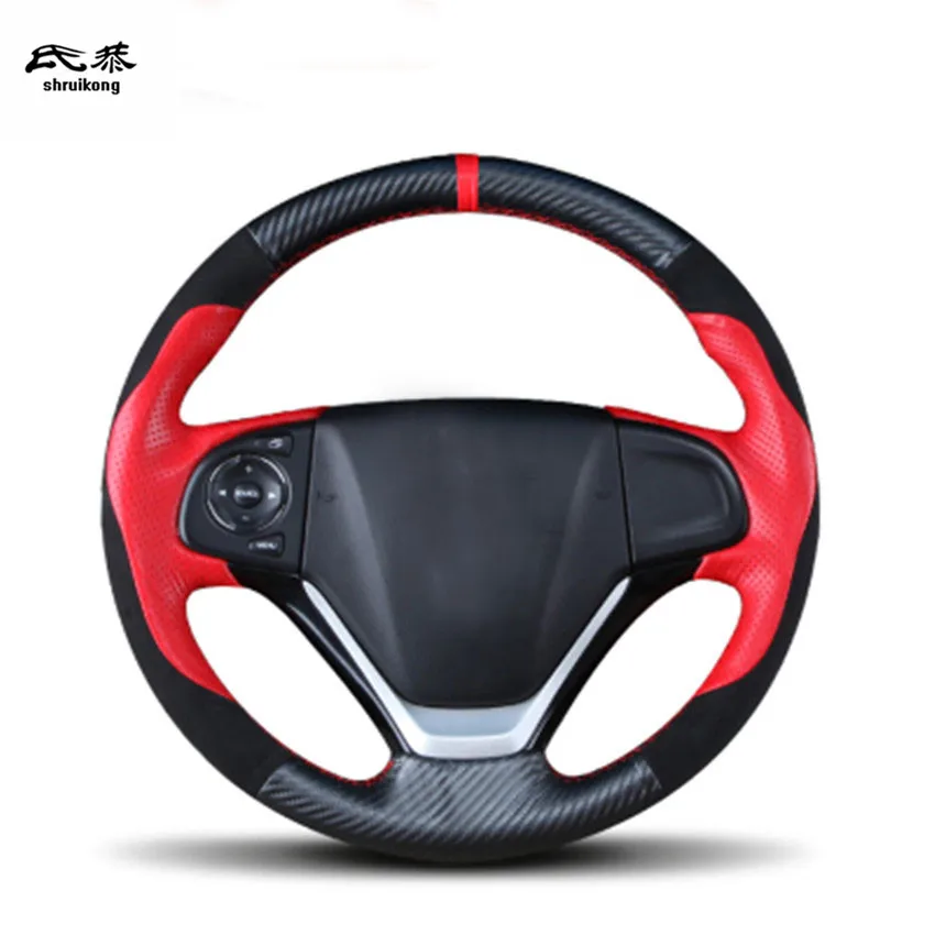 1 партия, декоративная Обложка рулевого колеса из углеродного волокна для 2012-2016 HONDA CR-V CRV CR V 
1 партия, декоративная Обложка рулевого колеса из углеродного волокна для 2012-2016 HONDA CR-V CRV CR V