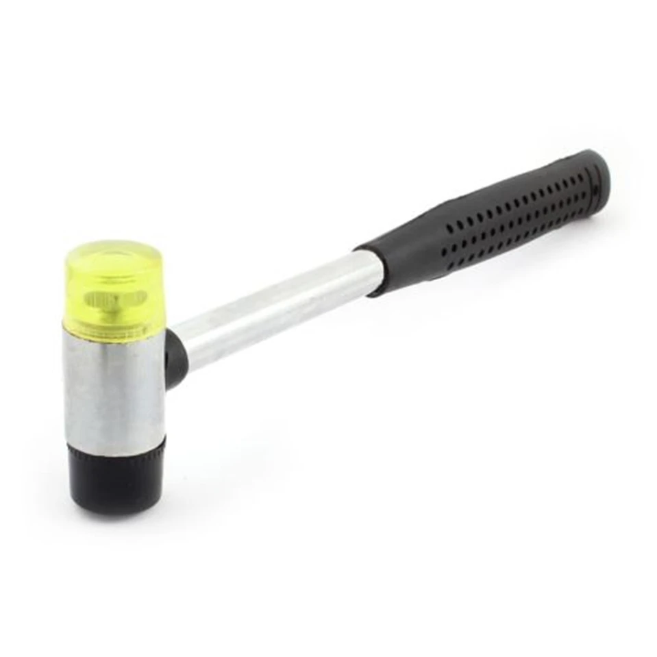 2018 Hot 10" Length 25Mm Black Plastic Coated Grip Double Head Rubber Hammer Handheld Tool free shipping
2018 Hot 10" Length 25Mm Black Plastic Coated Grip Double Head Rubber Hammer Handheld Tool free shipping