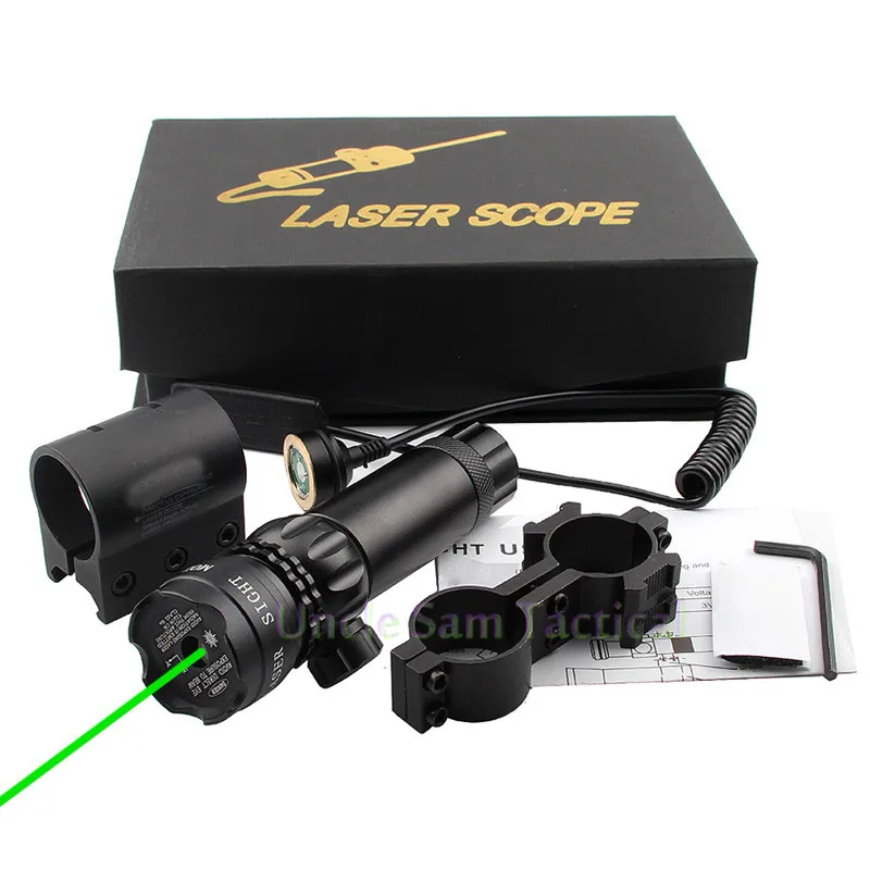 Tactical Adjustable 5mw Green Red Laser Sight Rifle Scope Riflescope Designator 20mm Mount Tail Switch For Hunting
Tactical Adjustable 5mw Green Red Laser Sight Rifle Scope Riflescope Designator 20mm Mount Tail Switch For Hunting