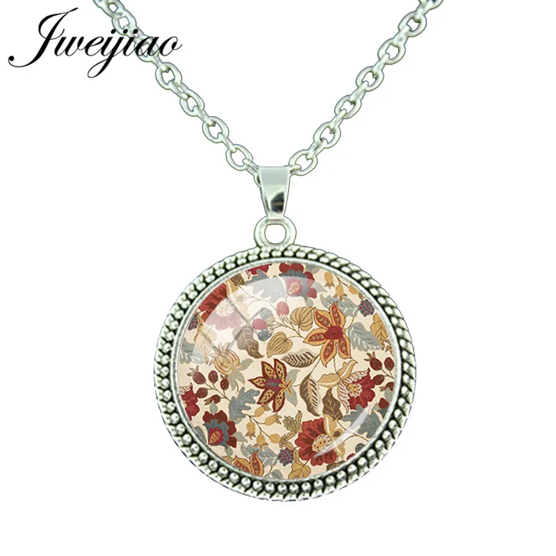 JWEIJIAO Fashion Flower Designs Pattern Round Charm Necklace Glass Cabochon Pendant Window Decoration Bohemian Jewelry VG08
JWEIJIAO Fashion Flower Designs Pattern Round Charm Necklace Glass Cabochon Pendant Window Decoration Bohemian Jewelry VG08