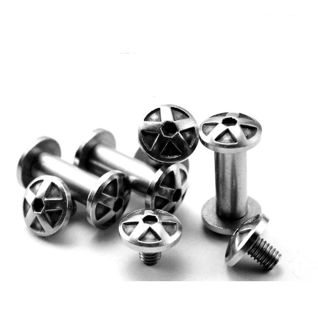 Knife screw Umbrella pattern inner hexagon Handmade Knife Produce Handle rivet screw 5MM 6MM diameter steel screw
Knife screw Umbrella pattern inner hexagon Handmade Knife Produce Handle rivet screw 5MM 6MM diameter steel screw