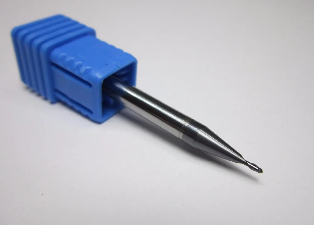 wholesale 1mm HRC45 R0.5 Tungsten Carbide Ball Nose End Mills CNC ball milling cutter machine graving cutting for steel 45HRC
wholesale 1mm HRC45 R0.5 Tungsten Carbide Ball Nose End Mills CNC ball milling cutter machine graving cutting for steel 45HRC