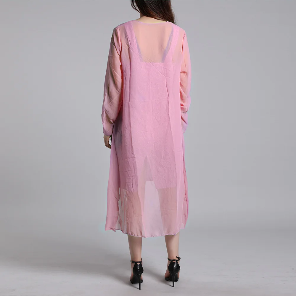 Women's Elegant Square Collar Floral Lace Sheath Dress Chiffon Cloak and Dress Two-piece Set
Women's Elegant Square Collar Floral Lace Sheath Dress Chiffon Cloak and Dress Two-piece Set
