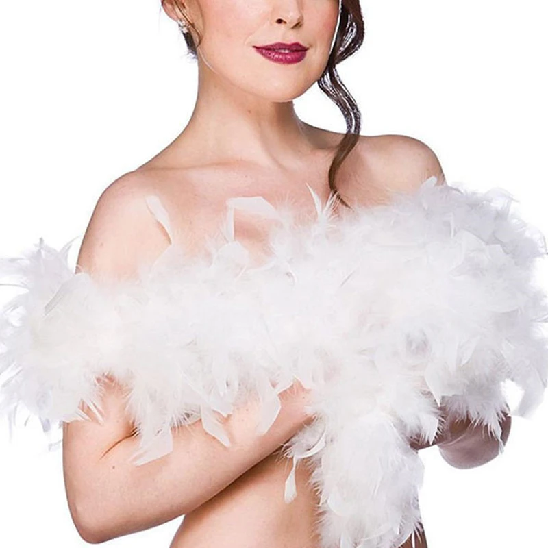 Новое популярное маскарадное платье перо боа Бурлеск Showgirl ночной фестиваль