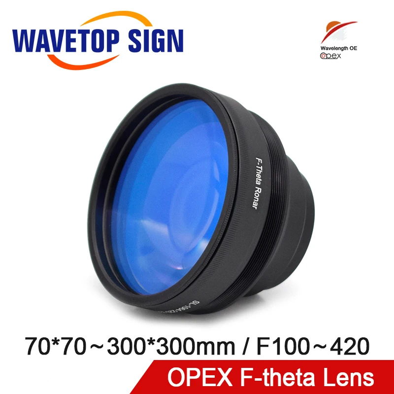 Эксплуатационные расходы F theta развертки поля объектива 1064nm 70x70 300x300mm F100 420mm для YAG