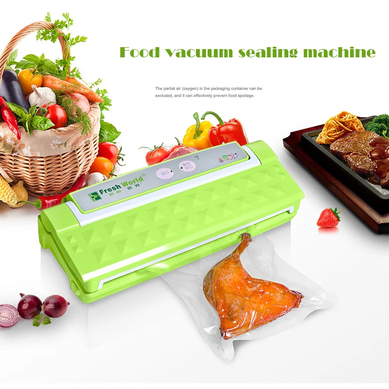 1PC 220V Multi-function vacuum film sealing machine 110W fully Automatic Vacuum Food Sealer
1PC 220V Multi-function vacuum film sealing machine 110W fully Automatic Vacuum Food Sealer