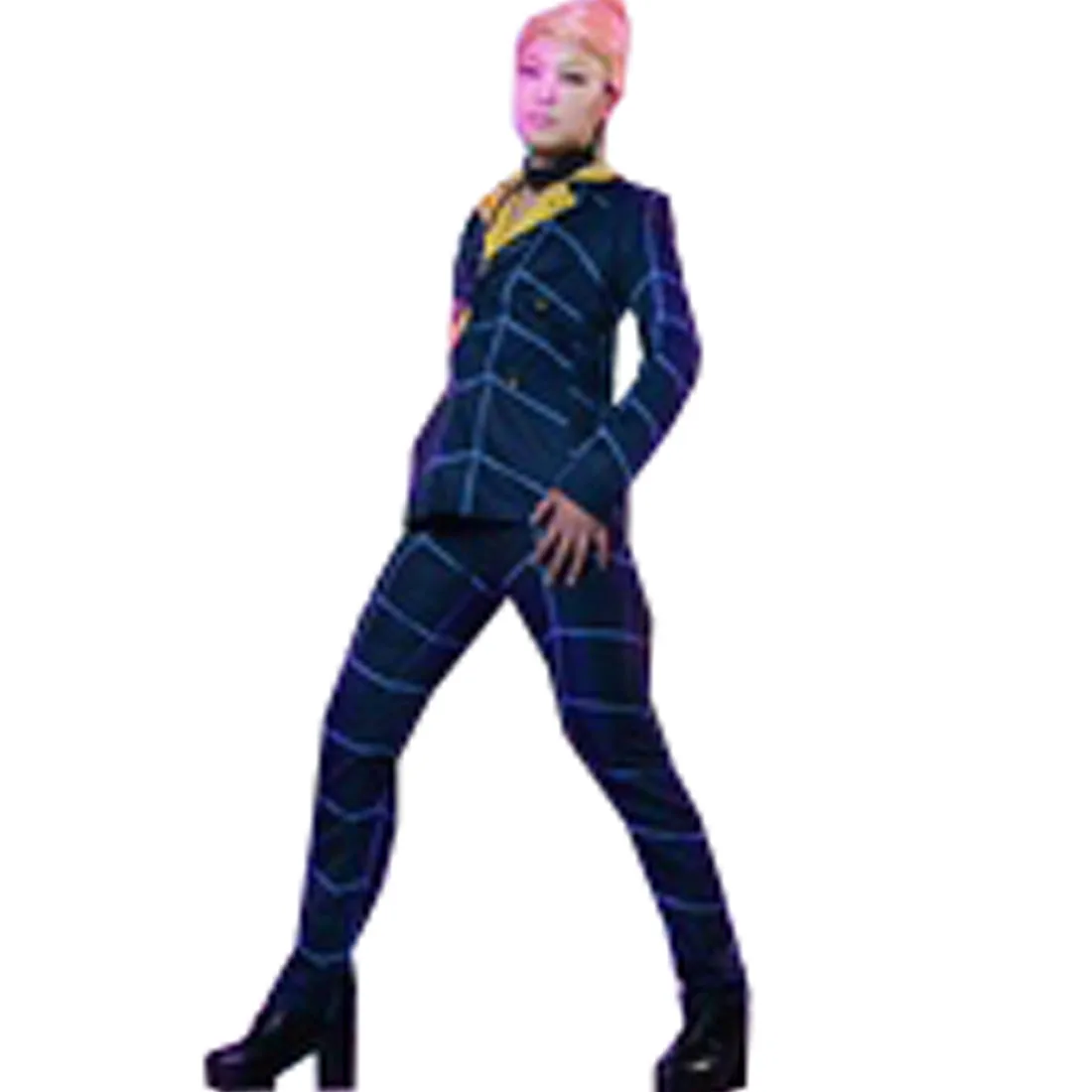 Костюм для косплея JoJo's Bizarre Adventure Part5 Vento Aureo Prosciutto униформа на Хэллоуин 2019 |