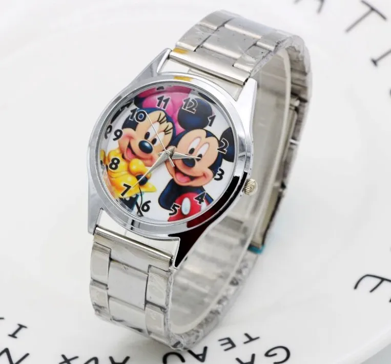 1PCS Cartoon Minnie mickey watch girls Stainless steel watch fashion table ladies watch men women
1PCS Cartoon Minnie mickey watch girls Stainless steel watch fashion table ladies watch men women