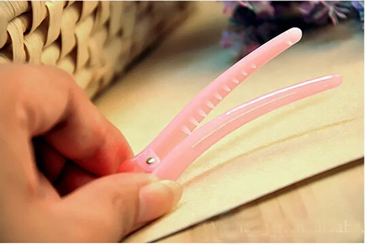1PC Candy Hair Clips Plastic Hairdressing Cutting Salon Styling Tools Section Accessories Women Barrette Hairpins | Аксессуары для