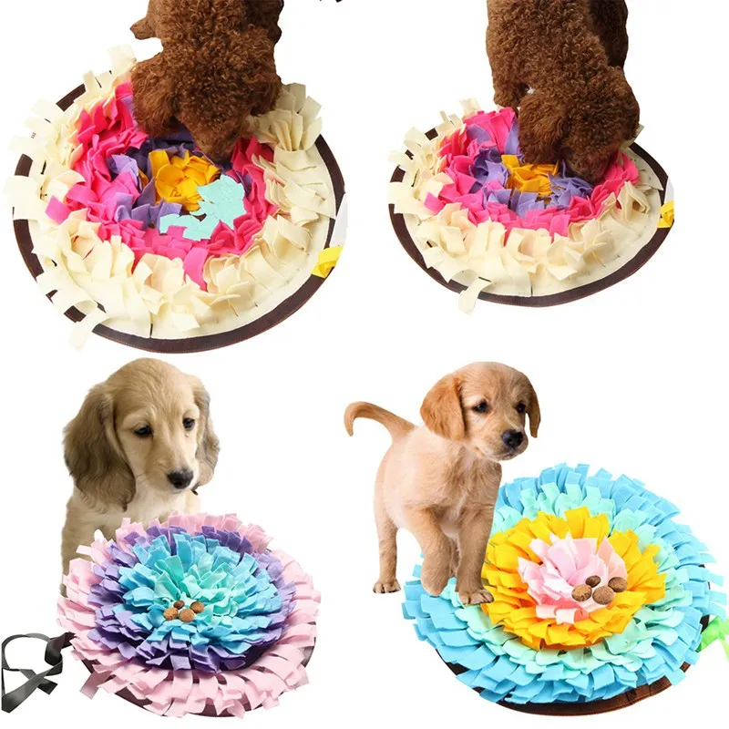 New Pet Toys Dog Round Pet Sniffing Pad Washable Training Blanket Feeding Mat Piecing Multi-color Dog Toys
New Pet Toys Dog Round Pet Sniffing Pad Washable Training Blanket Feeding Mat Piecing Multi-color Dog Toys