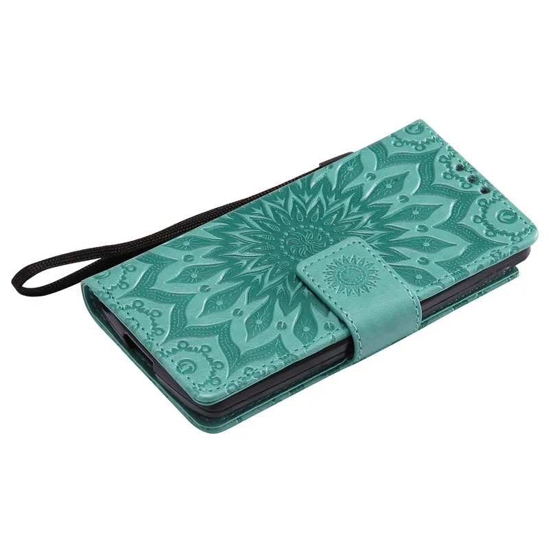 Luxury 3D Sun Flower Wallet Leather Flip Leather Case For LG Leon C40 H340N H324 / Spirit 4G LTE H420 H422 H440 C70 Cover Case