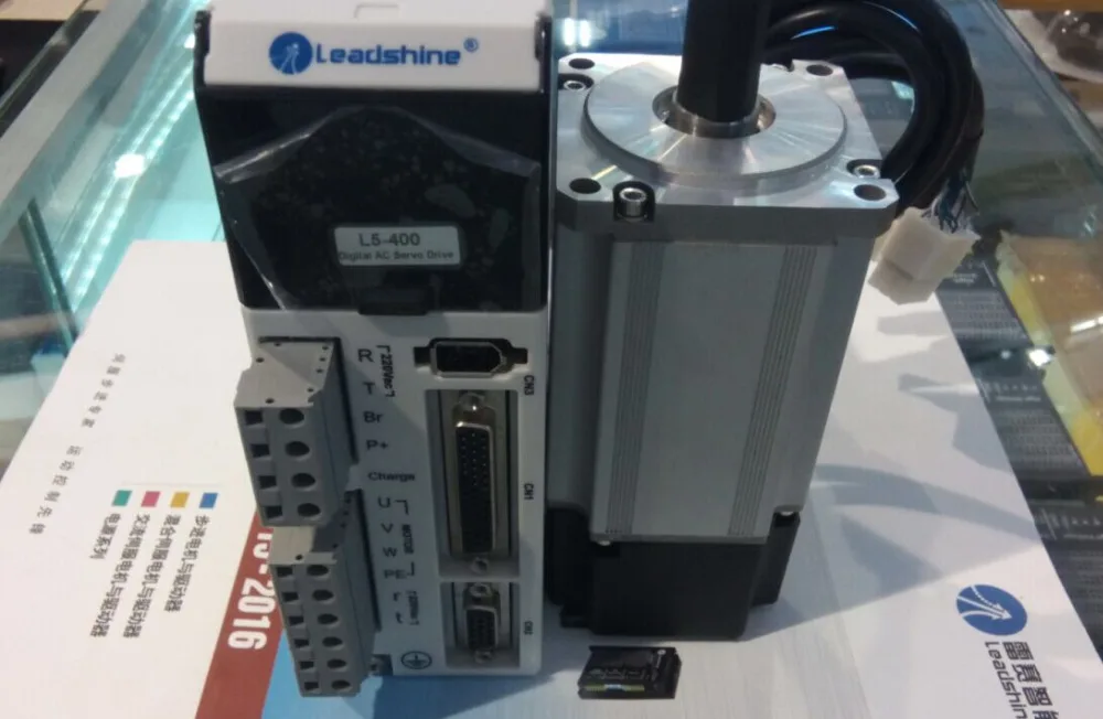 Всего 5 комплектов Leadshine сервопривода переменного тока L5 400 и AC Серводвигатель 400W