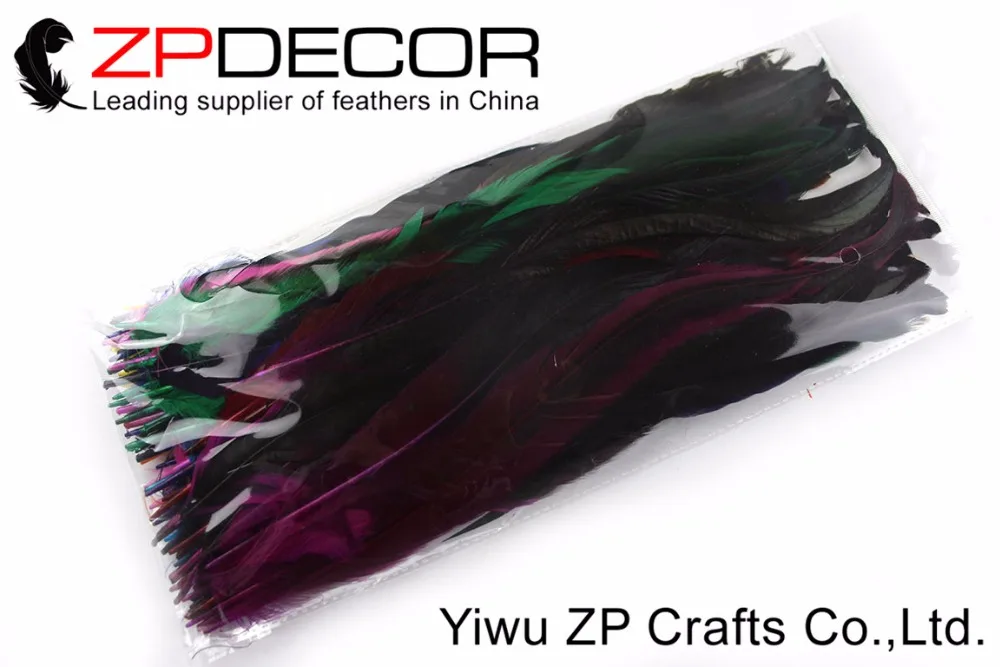 ZPDECOR 100pcs/ bag 30-35cm(12-14inch) Colorful Hand Select Iridescent Rooster Coque Feather For Carnival Decoration
ZPDECOR 100pcs/ bag 30-35cm(12-14inch) Colorful Hand Select Iridescent Rooster Coque Feather For Carnival Decoration