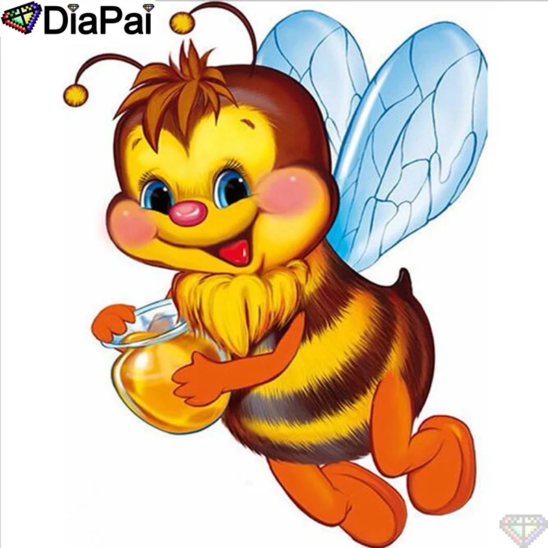 DiaPai 100% Full Square/Round Drill 5D DIY Diamond Painting "Cartoon bee" Diamond Embroidery Cross Stitch 3D Decor A20931
DiaPai 100% Full Square/Round Drill 5D DIY Diamond Painting "Cartoon bee" Diamond Embroidery Cross Stitch 3D Decor A20931