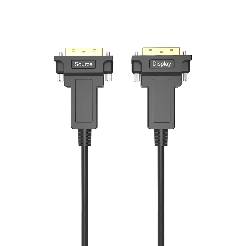 DVI 24 + 1 Мужской и Женский Волоконно-оптический кабель источник для компьютера