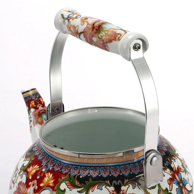 2.5L Enamel Pot Traditional Chinese Bell shaped pot Thickened Water Kettle Electromagnetic Furnace Gas Pot
2.5L Enamel Pot Traditional Chinese Bell shaped pot Thickened Water Kettle Electromagnetic Furnace Gas Pot
