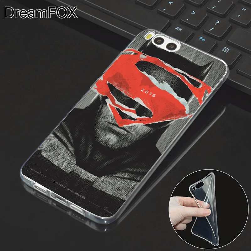 DREAMFOX L353 Супермен Крышка для телефона из мягкого ТПУ и силикона чехол Xiaomi Mi Note 2 3 4 5