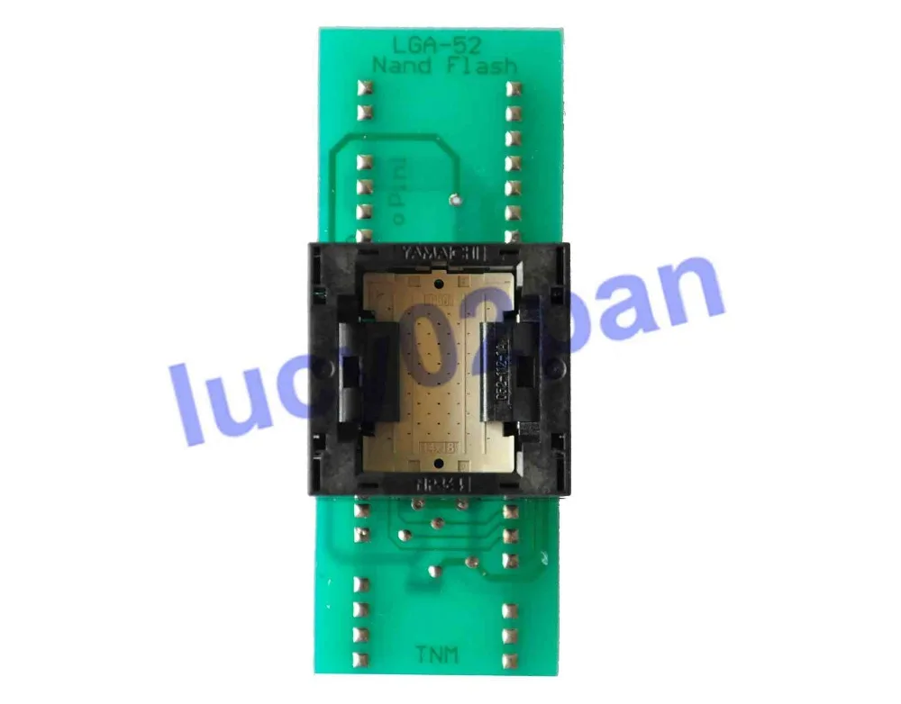 Адаптер для разъема LGA52 BGA52 для TNM5000 USB Universal IC Программирование nand flash
Адаптер для разъема LGA52 BGA52 для TNM5000 USB Universal IC Программирование nand flash