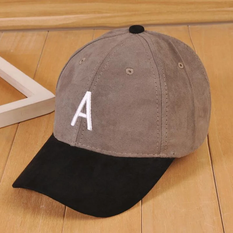 Замшевая Бейсболка унисекс с вышивкой буквы G изогнутая Женская кепка в стиле хип