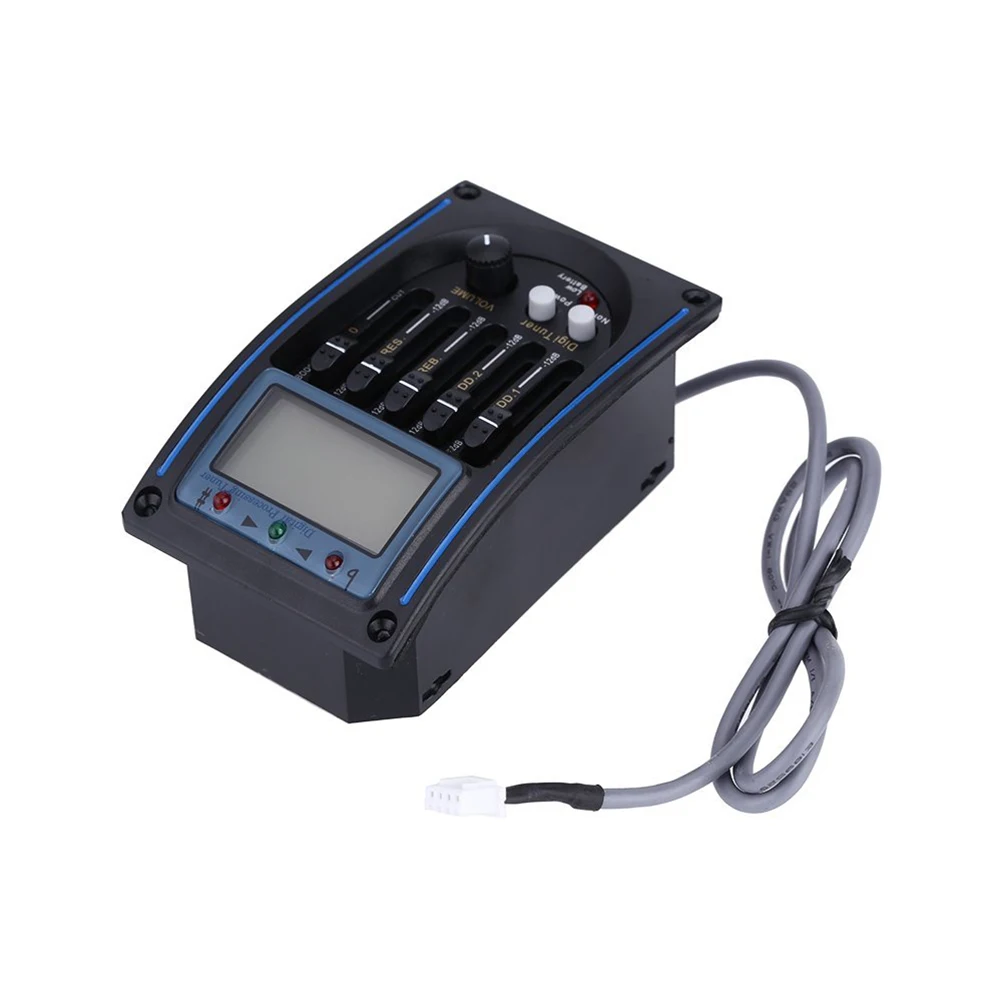 High Quality Tone and Volume Control Acoustic EQ Equalizer System Guitar Preamp Piezo LCD Pickup Amplifier Tuner
High Quality Tone and Volume Control Acoustic EQ Equalizer System Guitar Preamp Piezo LCD Pickup Amplifier Tuner