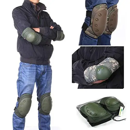 4PCS Set Tactical Combat Protective Pad Set Gear Sports Military Knee Elbow Protector Elbow & Knee Pads
4PCS Set Tactical Combat Protective Pad Set Gear Sports Military Knee Elbow Protector Elbow & Knee Pads