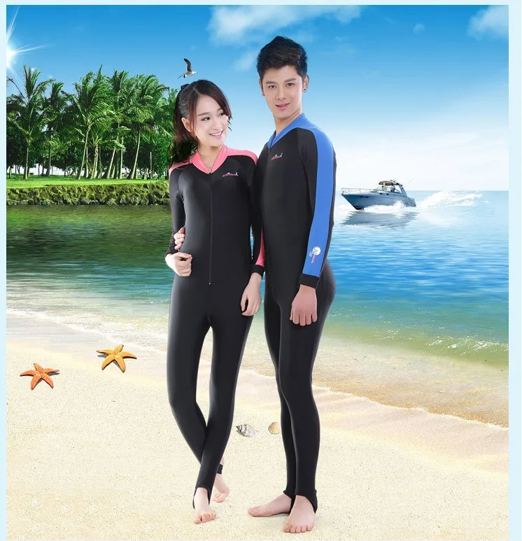 Women Water Sport Swimming Suit Wetsuit Diving Suit Long sleeve Anti-UV Sun Protection Men Surfing Bathing Suit Free Shipping
Women Water Sport Swimming Suit Wetsuit Diving Suit Long sleeve Anti-UV Sun Protection Men Surfing Bathing Suit Free Shipping