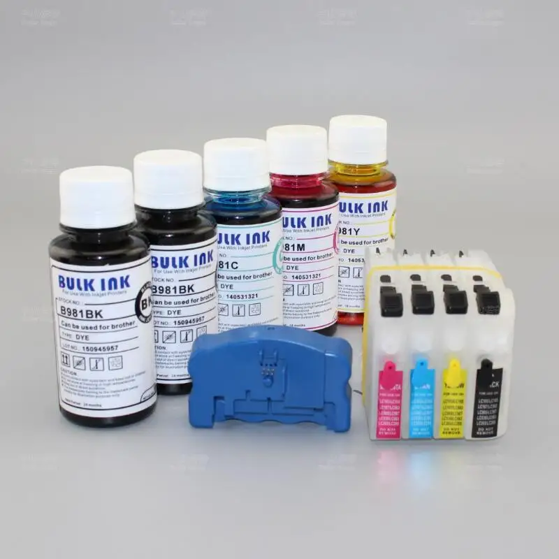 INK WAY ink refill kit for LC203 LC205 LC207 Empty Refillable Inkjet Cartridge for MFC-J485DW, MFC-J5520DW, MFC-J5620DW etc.
INK WAY ink refill kit for LC203 LC205 LC207 Empty Refillable Inkjet Cartridge for MFC-J485DW, MFC-J5520DW, MFC-J5620DW etc.