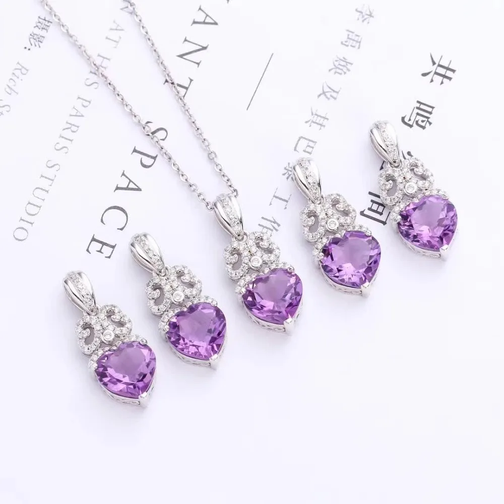 gemstone jewelry wholesale luxury classic 925sterling silver purple crystal amethyst heart charm pendant necklace
gemstone jewelry wholesale luxury classic 925sterling silver purple crystal amethyst heart charm pendant necklace
