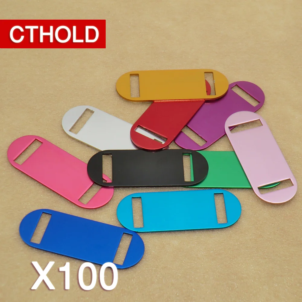 CTHOLD 100 шт. Dog Tag Гравировка Персонализированные Бирки удостоверения личности