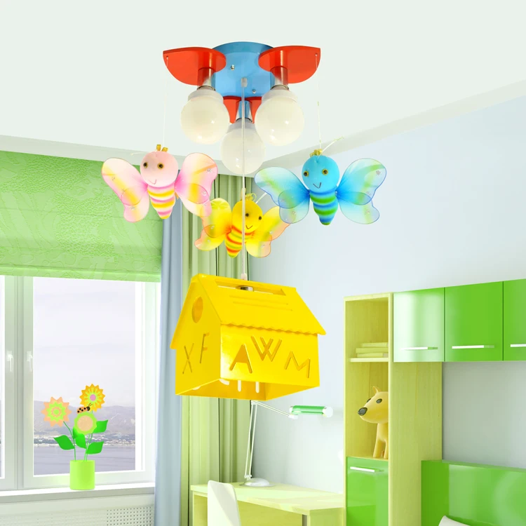 Современные детские люстры в маленьком доме светодиодные лампы для учебы