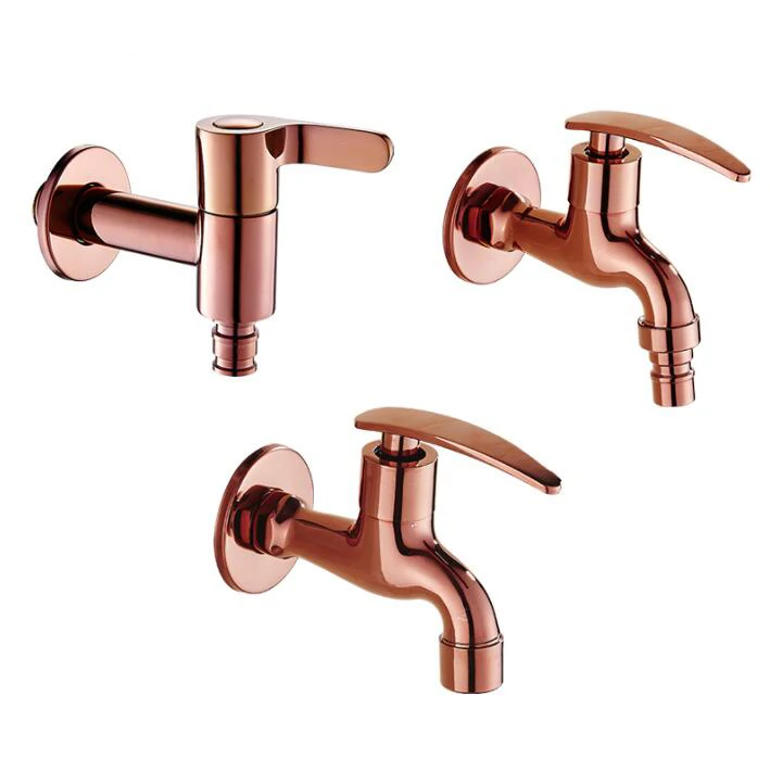 Free Shipping Rose Gold Bibcocks Faucet Brass Wall mounted Bathroom Washing Machine faucet Outdoor faucet Garden faucet
Free Shipping Rose Gold Bibcocks Faucet Brass Wall mounted Bathroom Washing Machine faucet Outdoor faucet Garden faucet