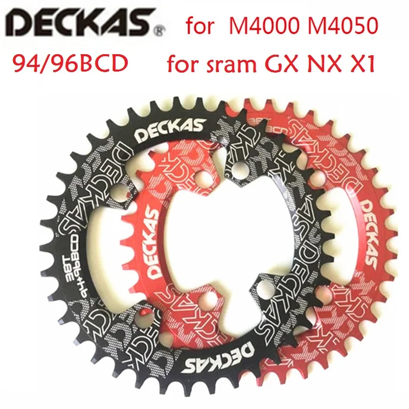 Deckas Round/Oval 94+96mm 94BCD/96BCD 32/34/36/38T MTB Mountain bike Chainring for ALIVIO M4000 M4050 NX GX X1 crank
Deckas Round/Oval 94+96mm 94BCD/96BCD 32/34/36/38T MTB Mountain bike Chainring for ALIVIO M4000 M4050 NX GX X1 crank
