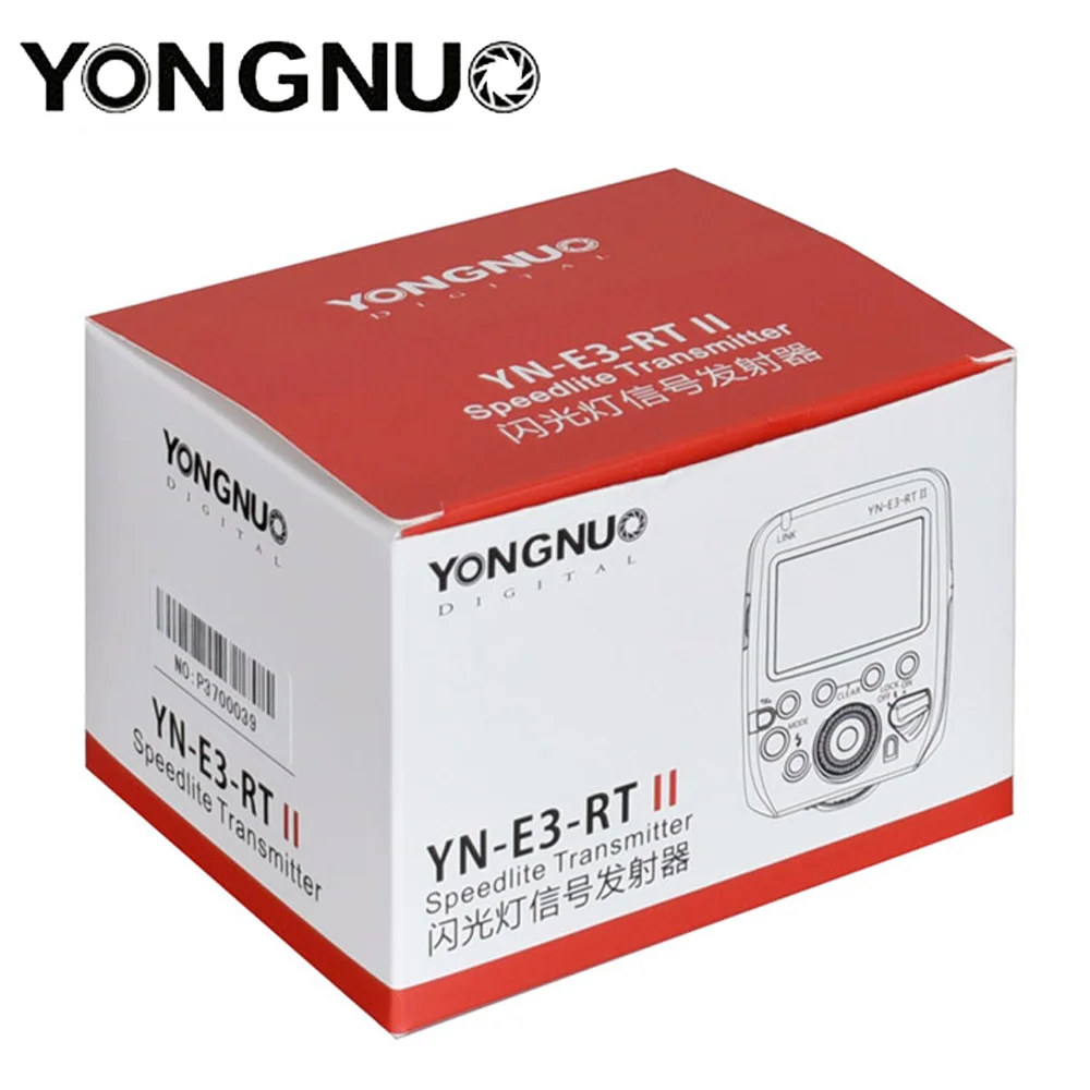 YONGNUO YN-E3-RT II Flash TTL Radio Trigger Speedlite Transmitter As ST-E3-RT for Canon 600EX-RT YONGNUO YN600EX-RT
YONGNUO YN-E3-RT II Flash TTL Radio Trigger Speedlite Transmitter As ST-E3-RT for Canon 600EX-RT YONGNUO YN600EX-RT