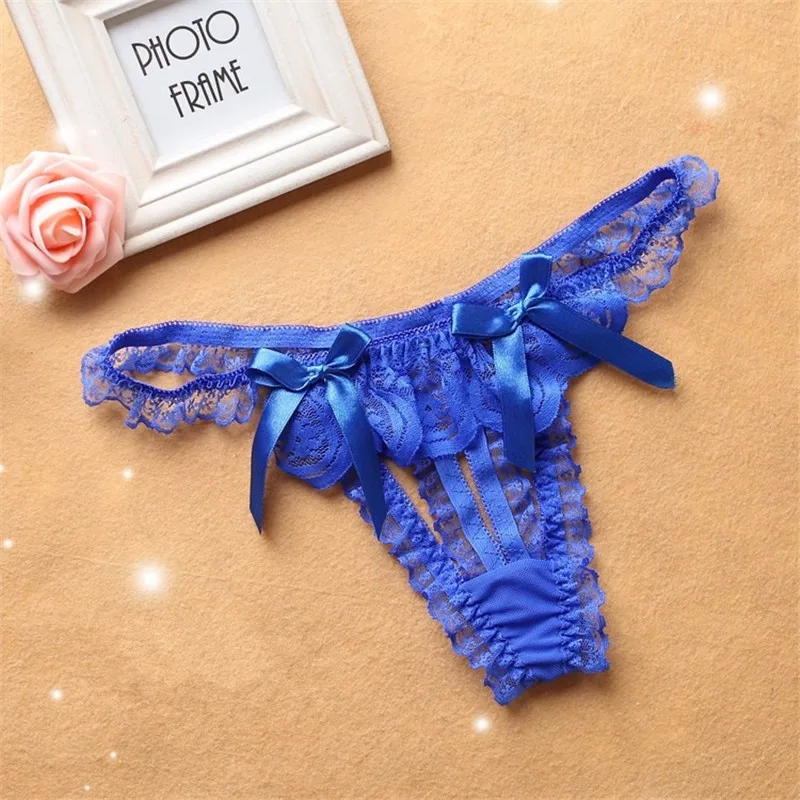 1pcs Dual Side Hole Open Crotch Sexy Panties Women Underwear G String Thong Crotchless Tanga Ropa Interior Mujer 49 | Тематическая
