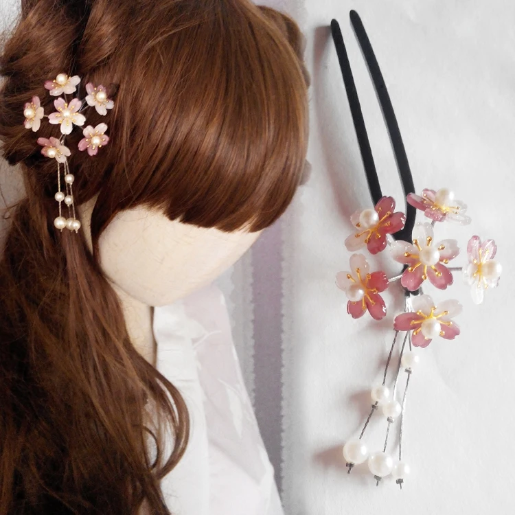 Scorpion Japanese cherry blossom hairpin classical scorpion and wind hair accessories headdress tassel kimono tiara headdress
Scorpion Japanese cherry blossom hairpin classical scorpion and wind hair accessories headdress tassel kimono tiara headdress