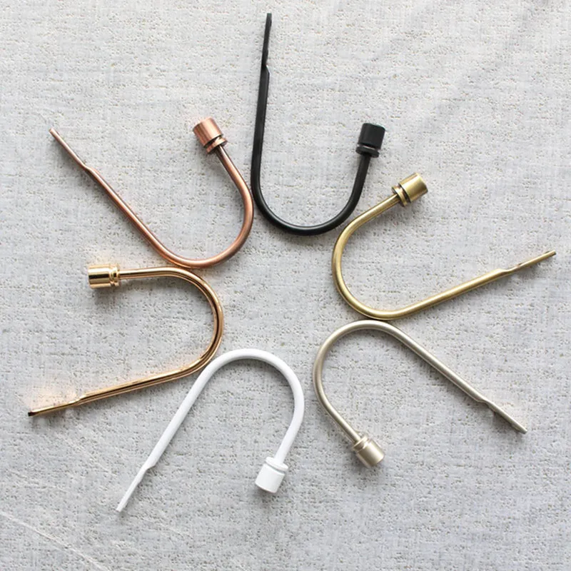 1 Pair U Shape Curtain Hooks Pothook Wall Tiebacks Tassel Brush Towel Hanger Coat Hat Hook Curtain Accessories Holdback Decor
1 Pair U Shape Curtain Hooks Pothook Wall Tiebacks Tassel Brush Towel Hanger Coat Hat Hook Curtain Accessories Holdback Decor
