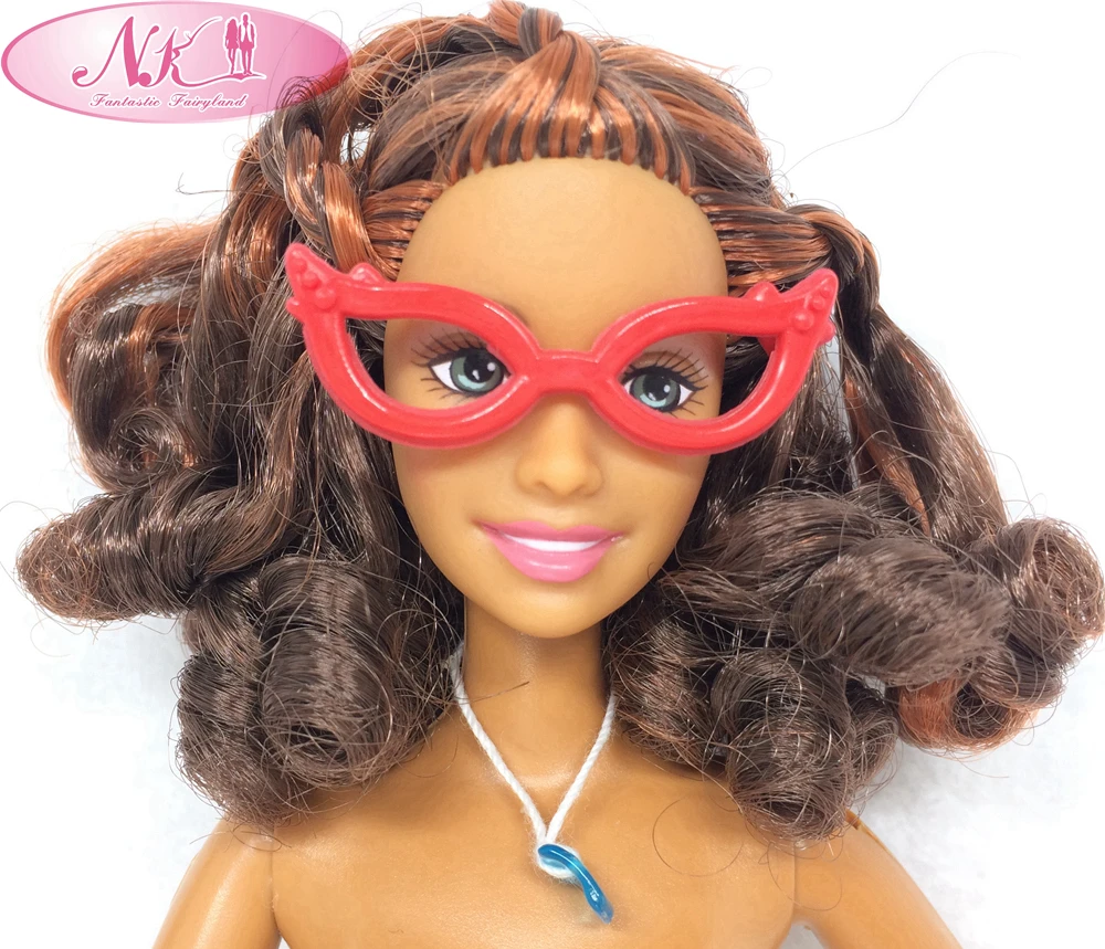 Пластмассовые Очки NK 4 шт. + модные аксессуары для кукольных очков Monster High 6 Барби