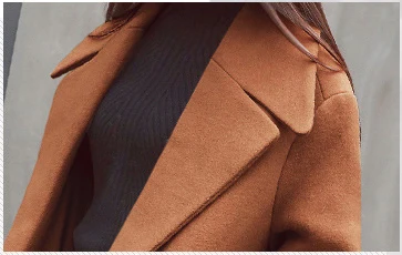 

2019 new autumn and winter woolen coat female long section Nizi Korean version popular Hepburn wind woolen coat female A286