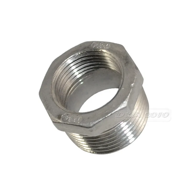 MEGAIRON 1" Male x 3/4" Female DN25-DN20 Reducer Bushing BSPT Thread Stainless Steel SS304 Pipe Fittings For Gas Water Oil
MEGAIRON 1" Male x 3/4" Female DN25-DN20 Reducer Bushing BSPT Thread Stainless Steel SS304 Pipe Fittings For Gas Water Oil