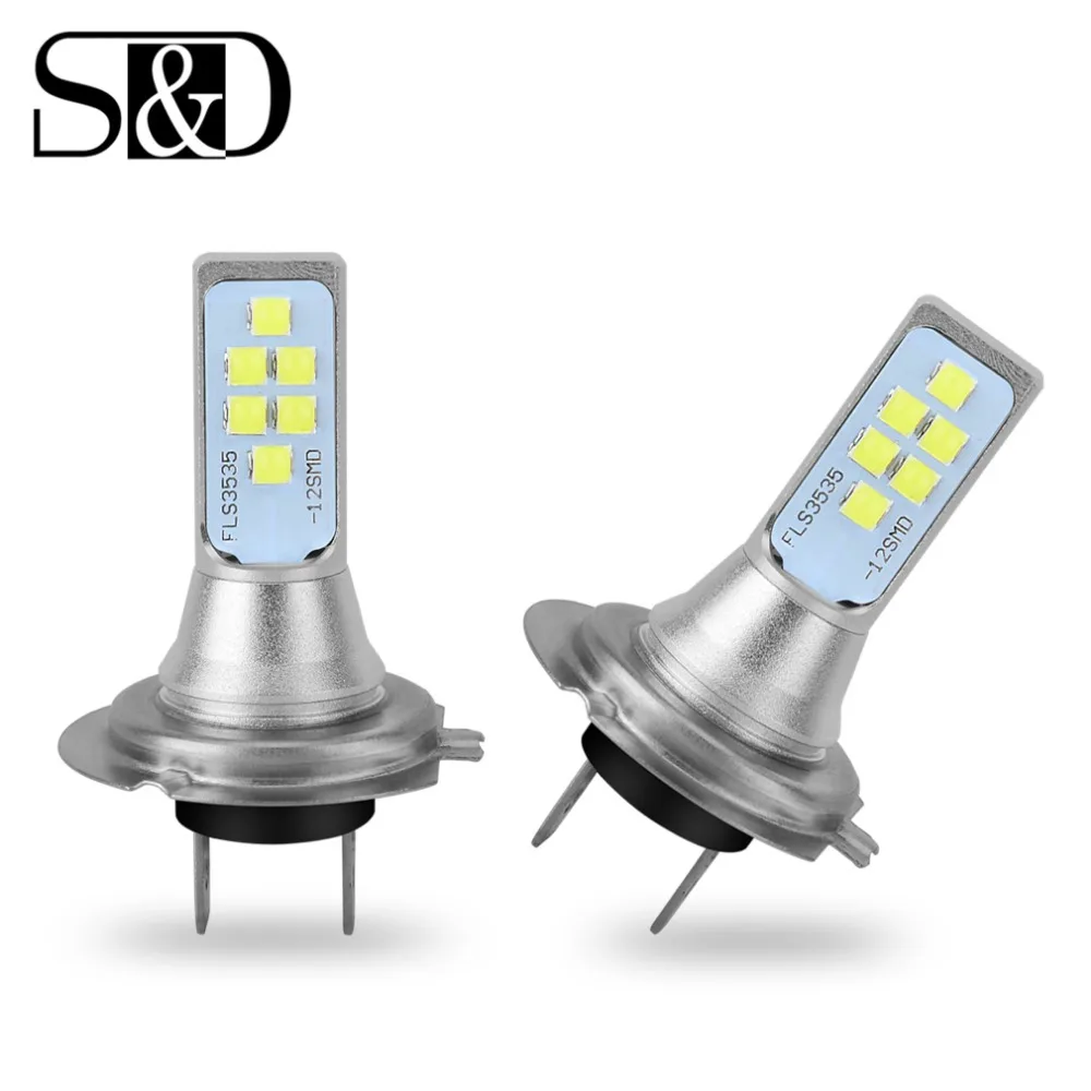 2pcs H7 LED Bulbs 12V Car Fog Lamp 6000K White 1400LM Driving Lamp DRL Daytime Running Light Auto Fog Lights
2pcs H7 LED Bulbs 12V Car Fog Lamp 6000K White 1400LM Driving Lamp DRL Daytime Running Light Auto Fog Lights