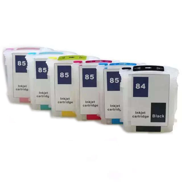 vilaxh for HP 84 85 Refillable ink cartridge replacement for Designjet 130 130gp 130nr 30 30gp 30n 90 90gp 90r printer
vilaxh for HP 84 85 Refillable ink cartridge replacement for Designjet 130 130gp 130nr 30 30gp 30n 90 90gp 90r printer