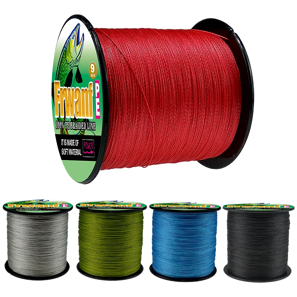 Frwanf Japan Braided Fishing Line 9 Strands Multifilament Line 500M 547Yds Braided Cord for Fishing Equipment 15-300LB wires
Frwanf Japan Braided Fishing Line 9 Strands Multifilament Line 500M 547Yds Braided Cord for Fishing Equipment 15-300LB wires