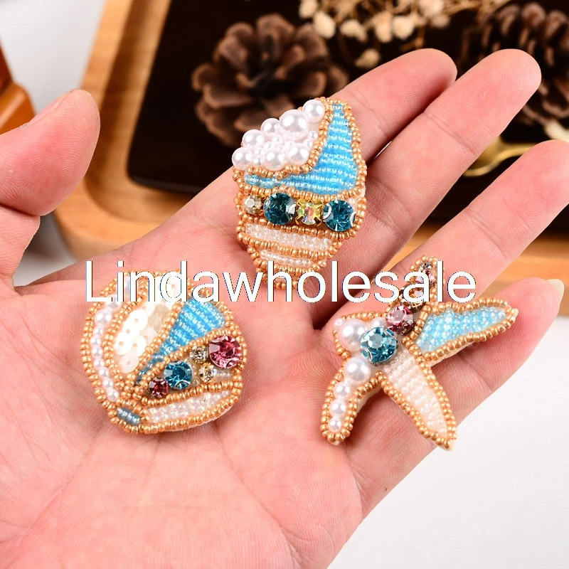 Наклейки с бусинами ручной работы, брошь для украшения сумки для головного убора, аксессуары для одежды 
Наклейки с бусинами ручной работы, брошь для украшения сумки для головного убора, аксессуары для одежды