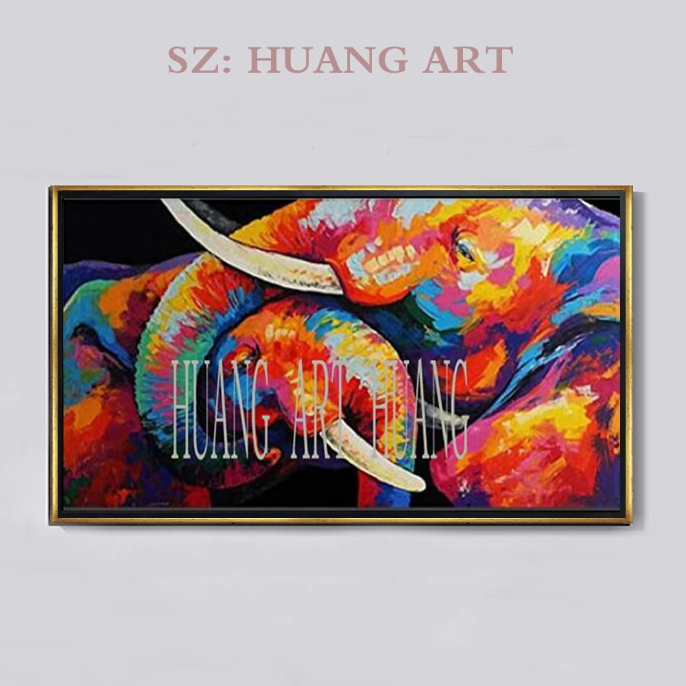 Free Shipping Large Canvas Art Cheap Hand-painted Abstract Animal Elephant Oil Painting Modern Living Room Wall Decor No Frame
Free Shipping Large Canvas Art Cheap Hand-painted Abstract Animal Elephant Oil Painting Modern Living Room Wall Decor No Frame