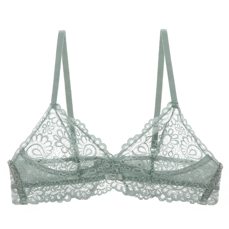 Сексуальный ультратонкий бюстгальтер shaonvmeiwu, кружевной, без поролона и прозрачное нижнее белье, удобный, без стальной оправы, мятно-зеленый ...
Сексуальный ультратонкий бюстгальтер shaonvmeiwu, кружевной, без поролона и прозрачное нижнее белье, удобный, без стальной оправы, мятно-зеленый ...