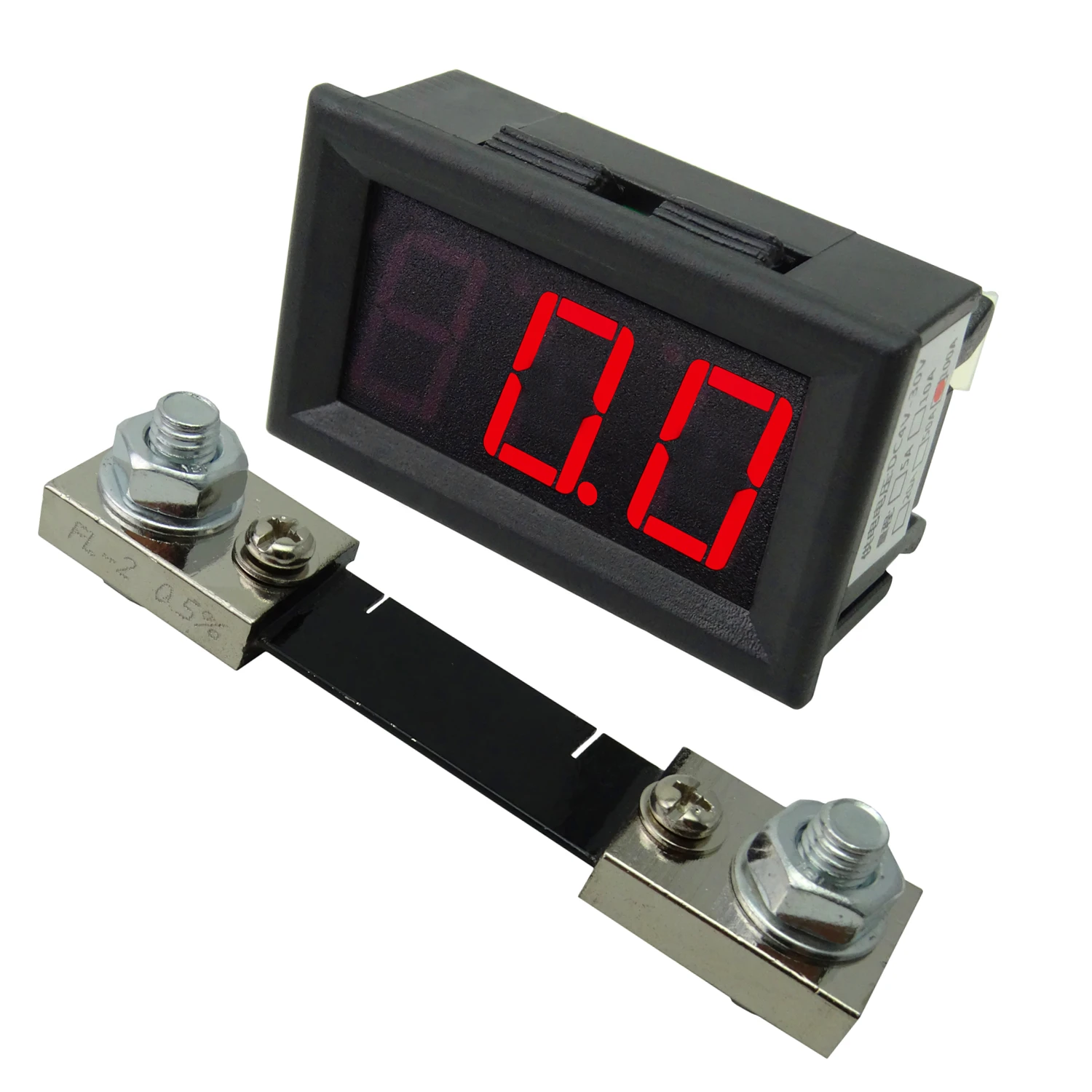 Digital Display DC Current Meter (0-100A) Current Meter Head, Power Supply 4-30V with Shunt
Digital Display DC Current Meter (0-100A) Current Meter Head, Power Supply 4-30V with Shunt