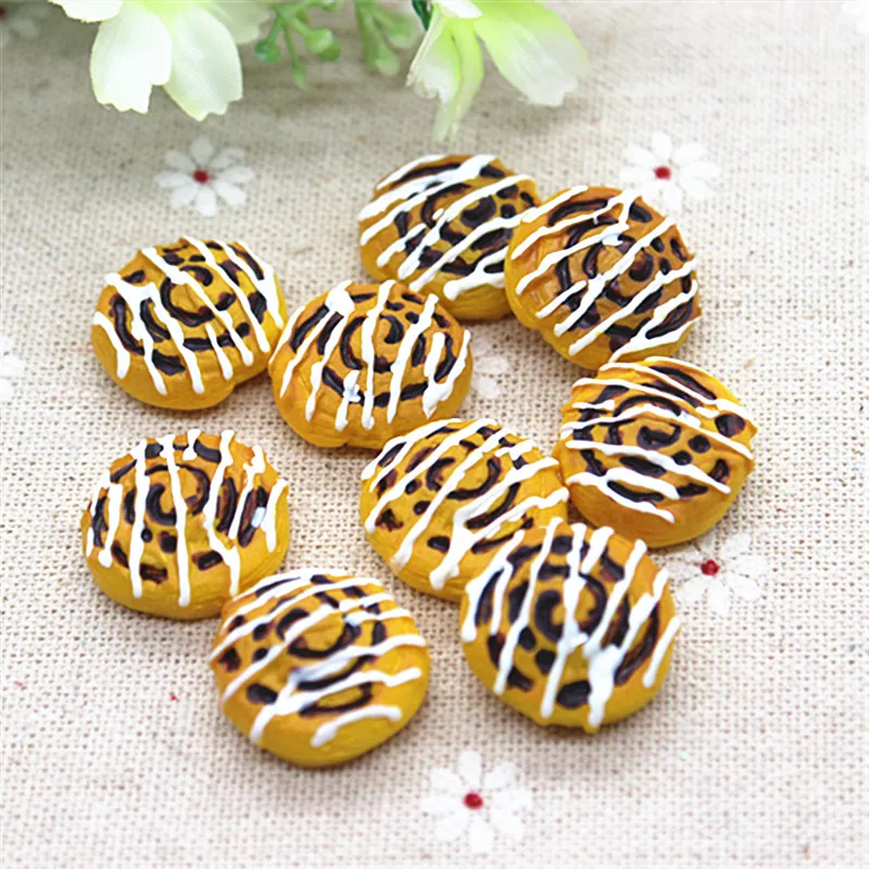 10pcs Kawaii Cream Bread Resin Miniature Food Art Supply Flatback Cabochon DIY Decorative Craft Scrapbooking,20mm
10pcs Kawaii Cream Bread Resin Miniature Food Art Supply Flatback Cabochon DIY Decorative Craft Scrapbooking,20mm
