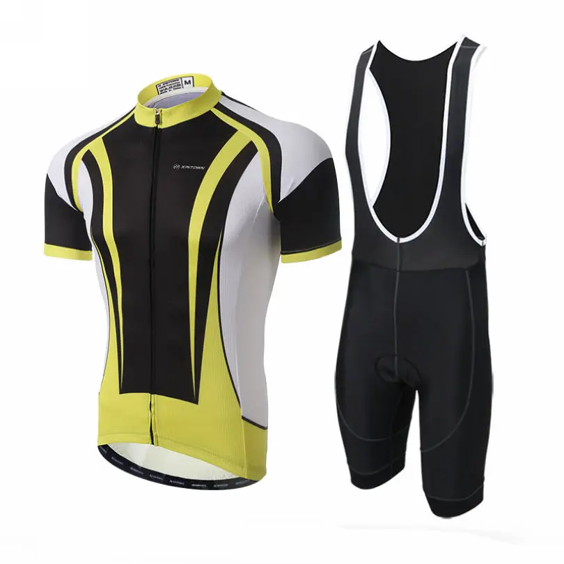 XINTOWN Men's Breathable Cycling Jersey and 3D Silicone Padded Shorts Set Outfit Yellow
XINTOWN Men's Breathable Cycling Jersey and 3D Silicone Padded Shorts Set Outfit Yellow